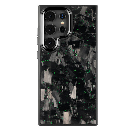 SAMSUNG Magnetic Forged Carbon Fiber Shell Phone Case Protective Sleeve