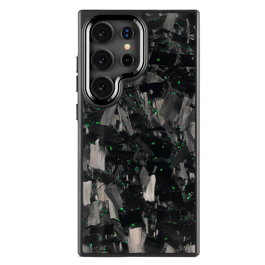 SAMSUNG Magnetic Forged Carbon Fiber Shell Phone Case Protective Sleeve