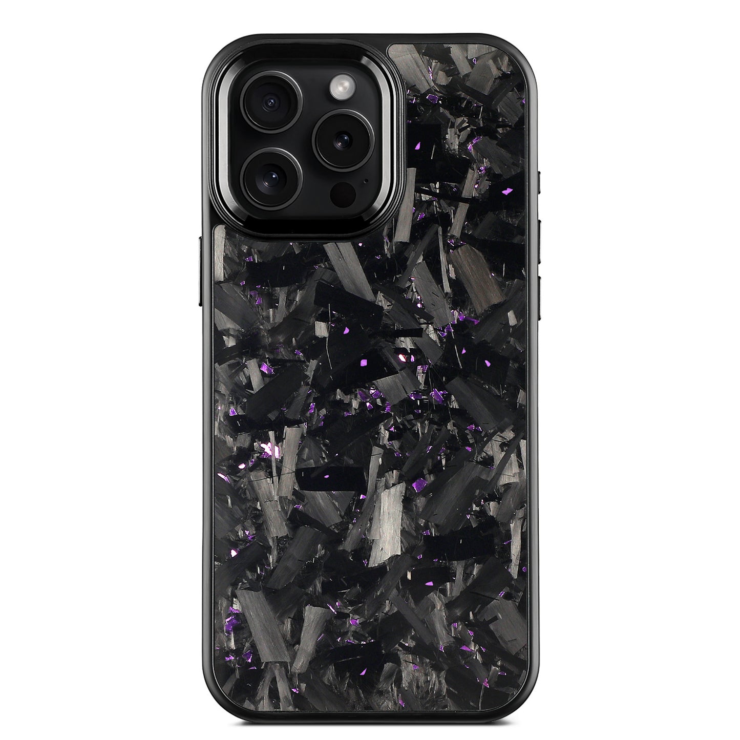 iPhone - Metal Frame Forged Pattern Mobile Phone Protective Shell